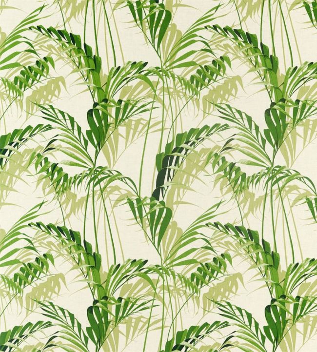Palm House Fabric by Sanderson Botanical Green