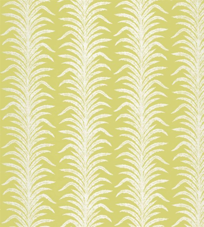 Tree Fern Weave Fabric by Sanderson Lime