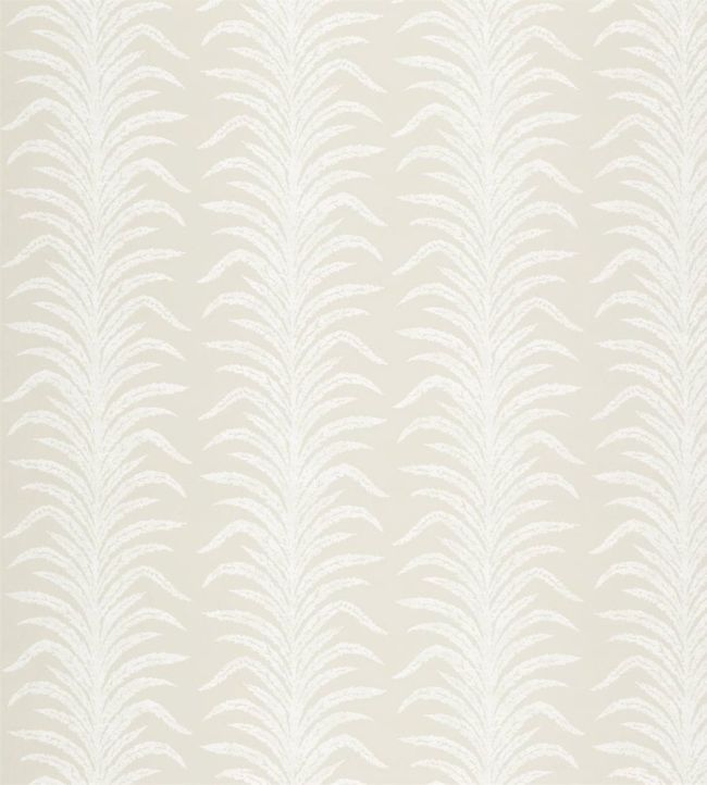 Tree Fern Weave Fabric by Sanderson Orchid White