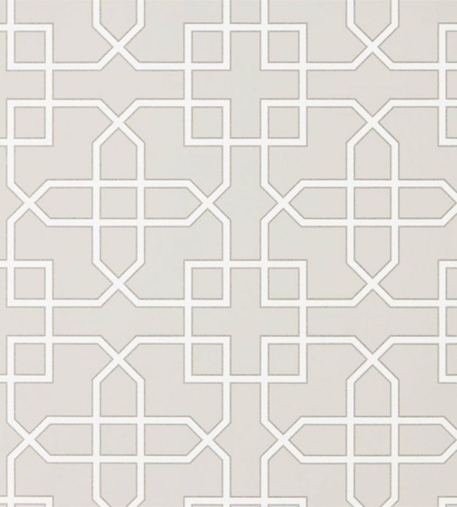 Hampton Trellis Wallpaper by Sanderson Grey
