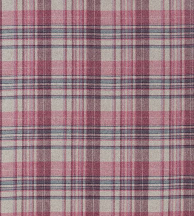 Bryndle Check Fabric by Sanderson Mulberry / Fig