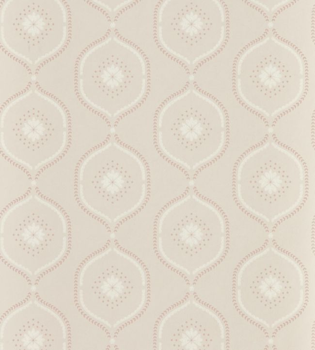 Milcombe Wallpaper by Sanderson Powder Pink