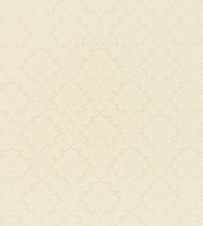 Lymington Damask Fabric by Sanderson Cream