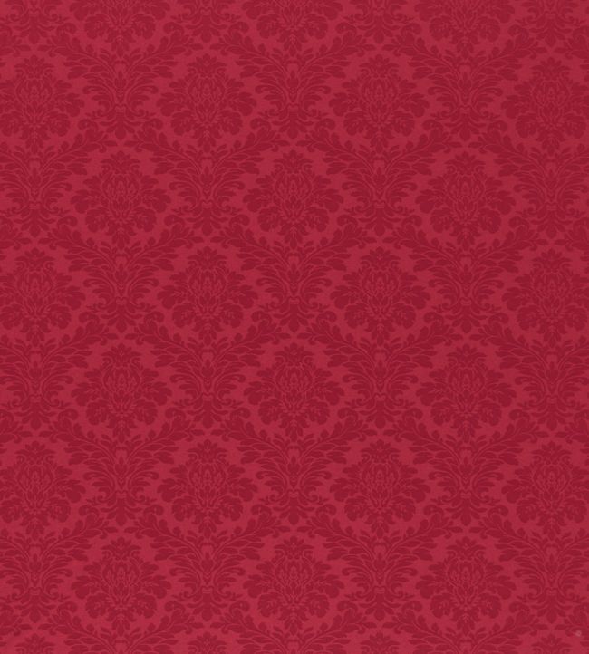 Lymington Damask Fabric by Sanderson Claret
