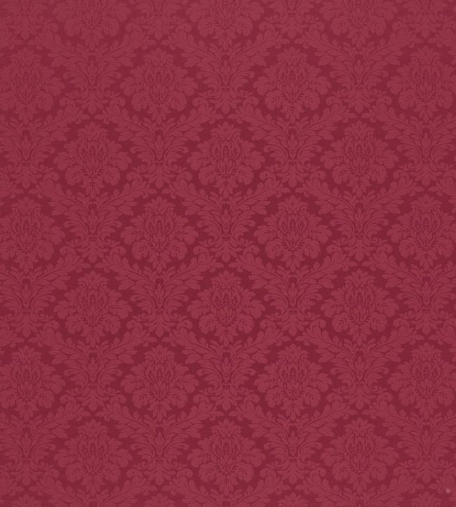 Lymington Damask Fabric by Sanderson Redcurrant