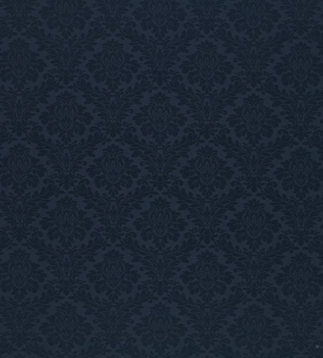 Lymington Damask Fabric by Sanderson Indigo