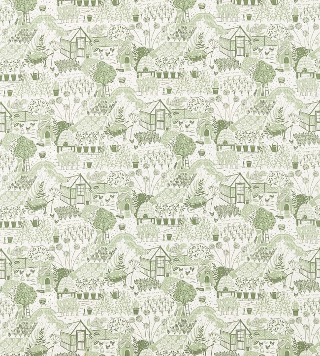 The Allotment Fabric by Sanderson Fennel