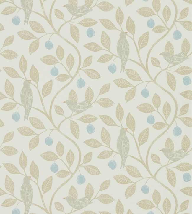Damson Tree Wallpaper by Sanderson Denim/Barley