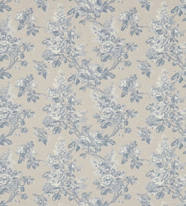 Sorilla Damask Fabric by Sanderson Delft/Linen