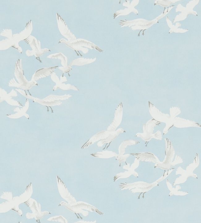 Seagulls Wallpaper by Sanderson Blue