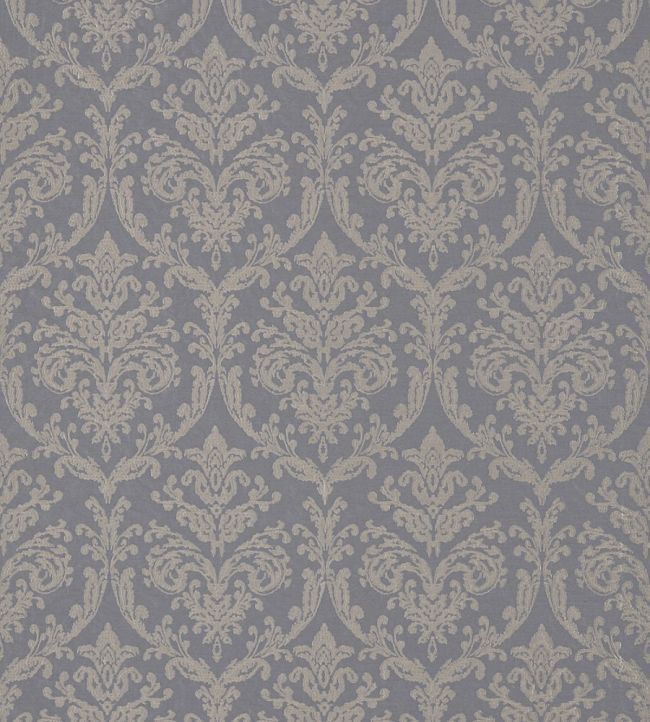 Fbri 4 Riverside Riverside Damask Fabric by Sanderson in Pewter | Jane Clayton