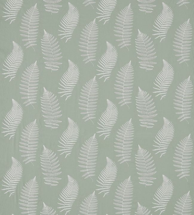 Fern Embroidery Fabric by Sanderson Mist