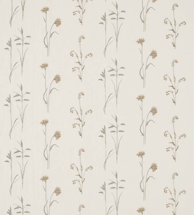 Meadow Grasses Fabric by Sanderson Sage/Honey