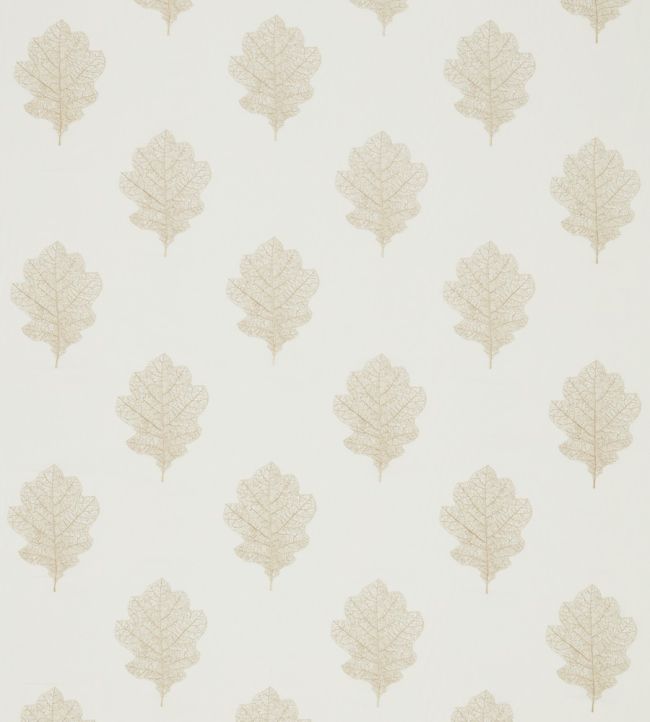 Oak Filigree Fabric by Sanderson Milk