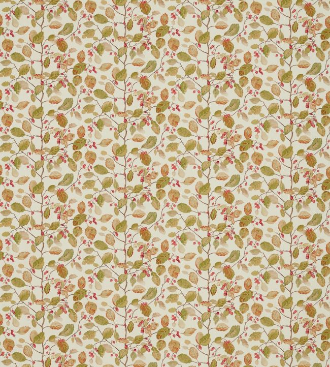 Woodland Berries Fabric by Sanderson Rosehip/Moss