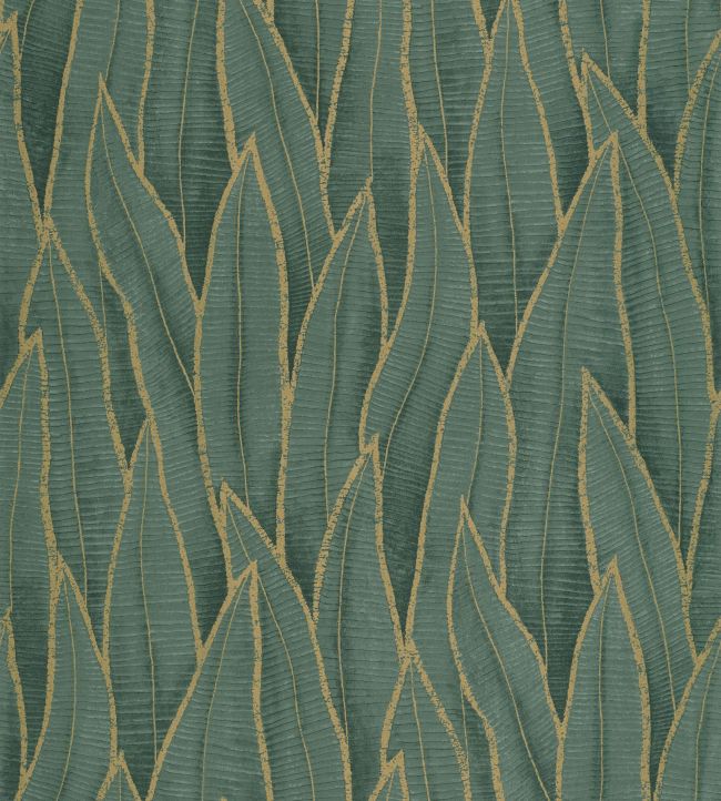 Sansevieria Wallpaper by Casadeco Vert Foret