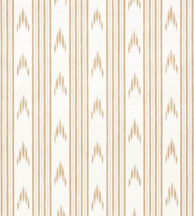 Santa Barbara Ikat Wallpaper by Schumacher Neutral