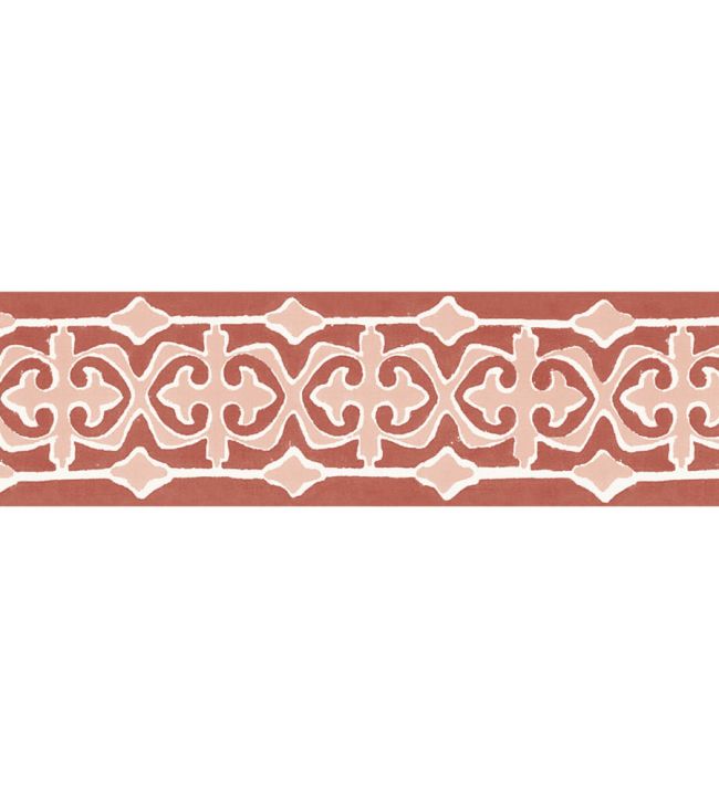 Santa Clara Tile Border Wallpaper by DADO Red