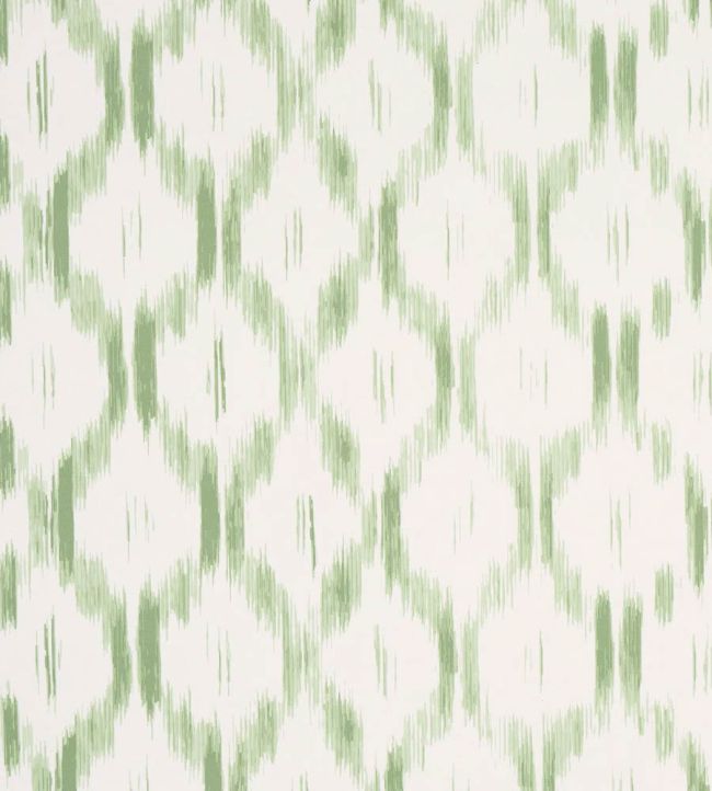 Santa Monica Wallpaper by Schumacher Leaf Green