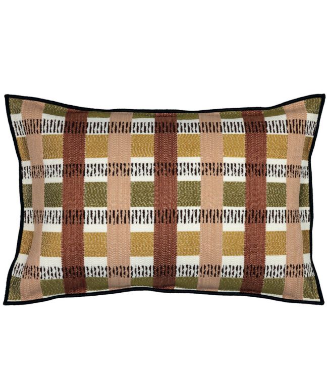 Santana Cushion 40 x 60cm by Maison Casamance Multico Ocre