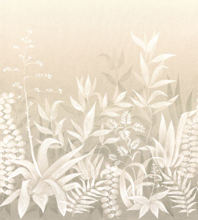Saona Mural by Casamance Sable/Blanc