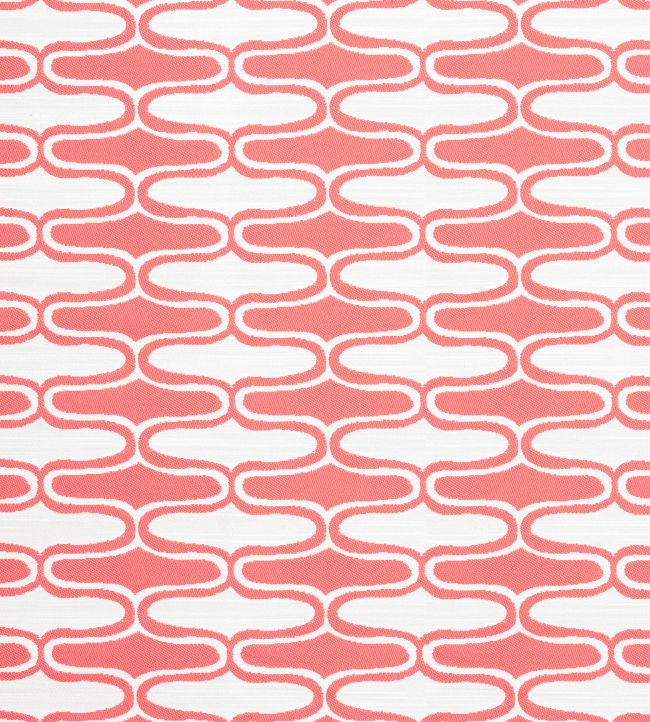 Saraband Fabric by Thibaut Coral