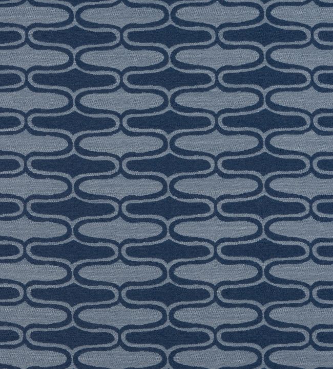 Saraband Fabric by Thibaut Marine