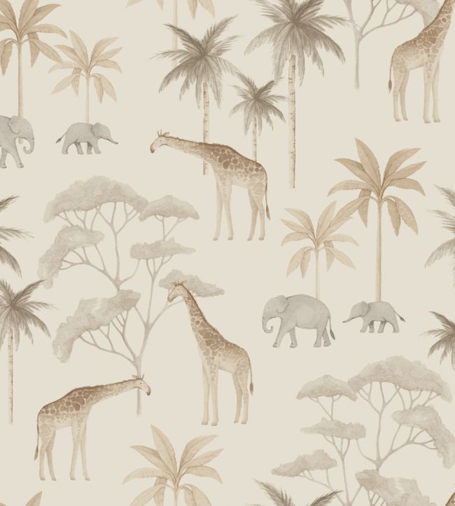 Savannah Wallpaper by Borastapeter Beige