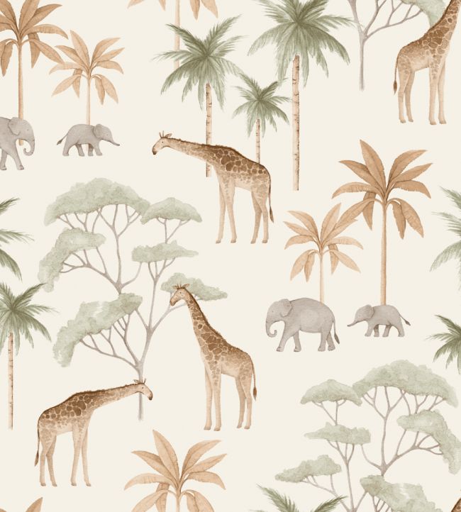 Savannah Wallpaper by Borastapeter Orange