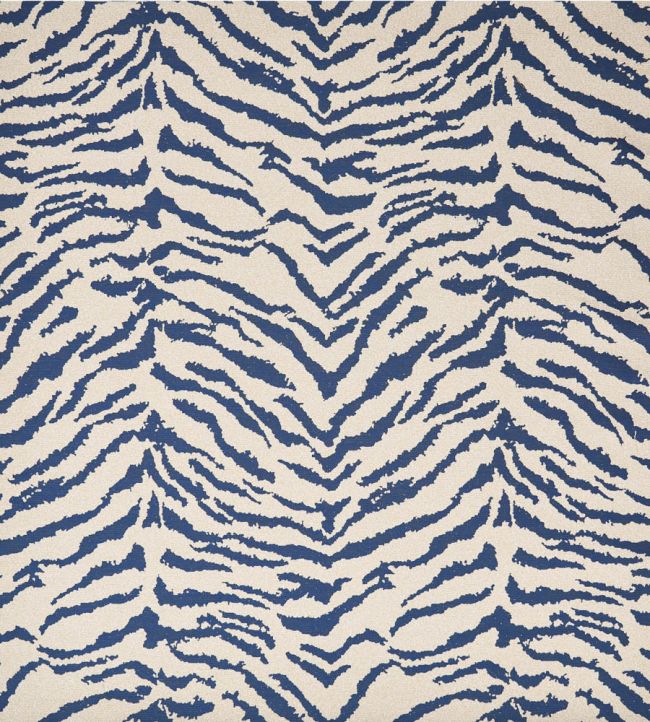 Savannah Fabric by Osborne & Little Indigo/Linen