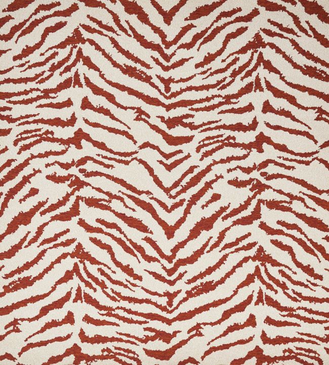 Savannah Fabric by Osborne & Little Terracotta/Linen