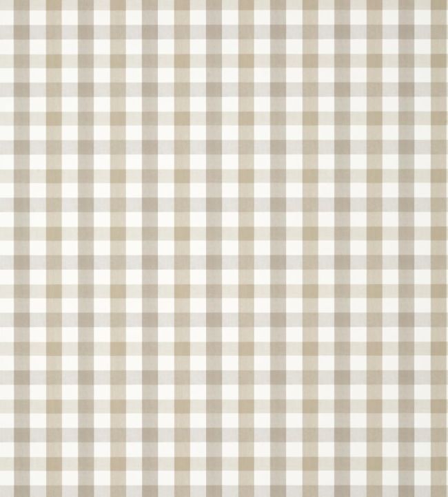 Saybrook Check Wallpaper by Anna French Beige
