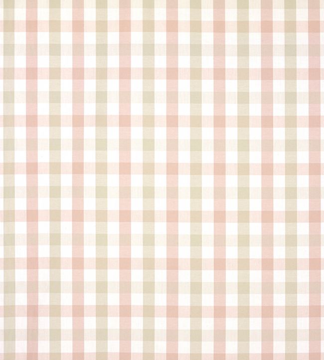 Saybrook Check Fabric by Anna French Pink and Beige