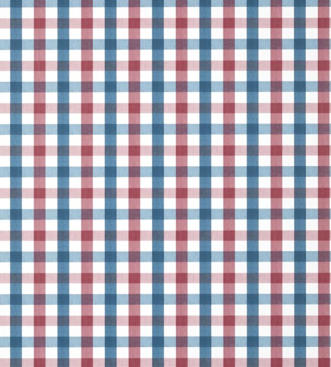 Saybrook Check Wallpaper by Anna French Red/Blue