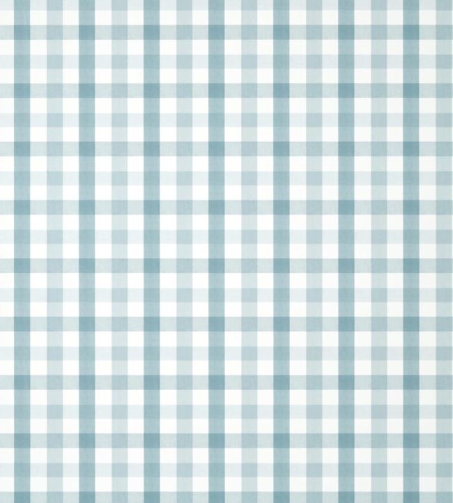 Saybrook Check Wallpaper by Anna French Spa Blue