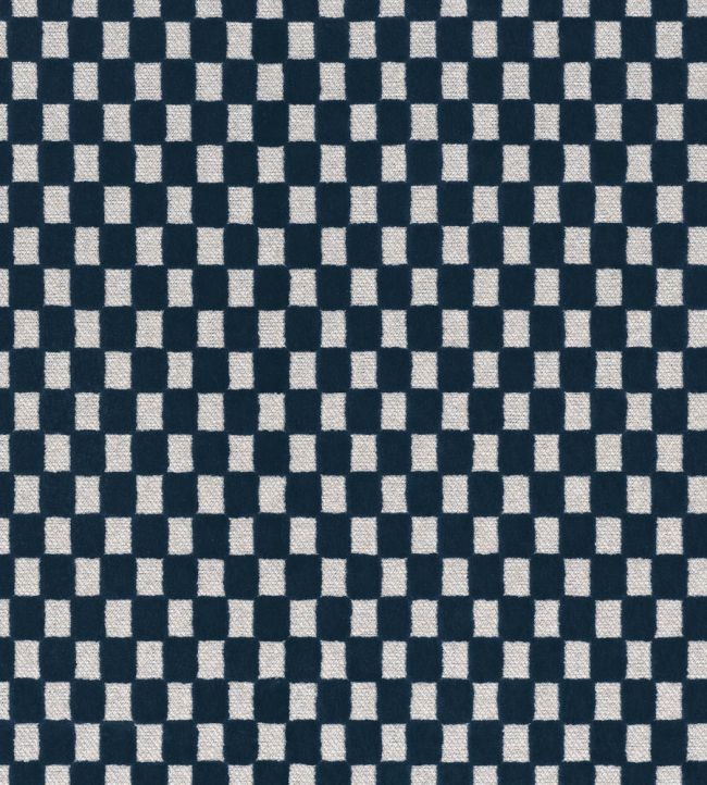 Scacchiera Fabric by Camengo Petrole