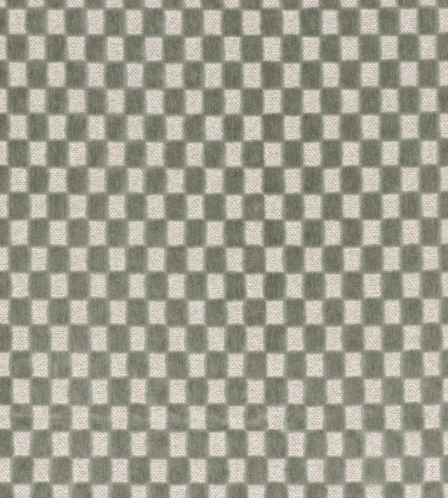 Scacchiera Fabric by Camengo Vert De Gris
