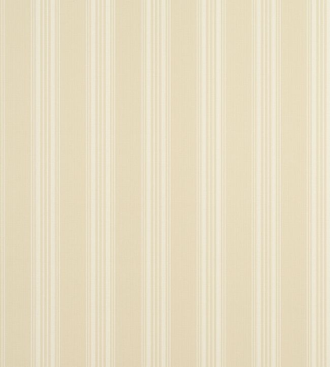 Scarlet Stripe Wallpaper by Thibaut Buttercream