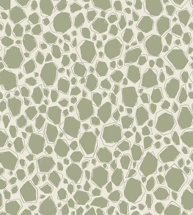 Scattered Ink Wallpaper by Cole & Son Olive