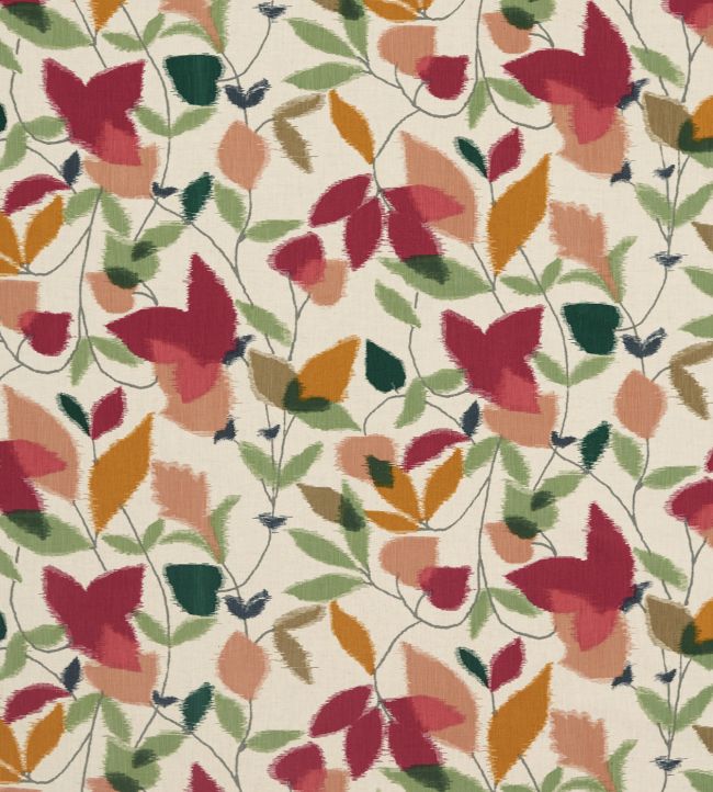 Akira Fabric by Scion Berry / Ochre