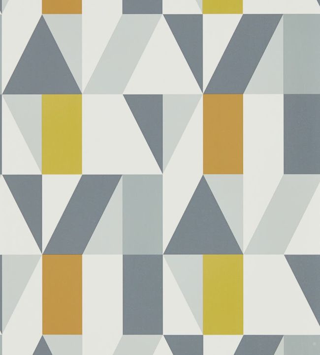 Nuevo Wallpaper by Scion Dandelion/Charcoal/Brick