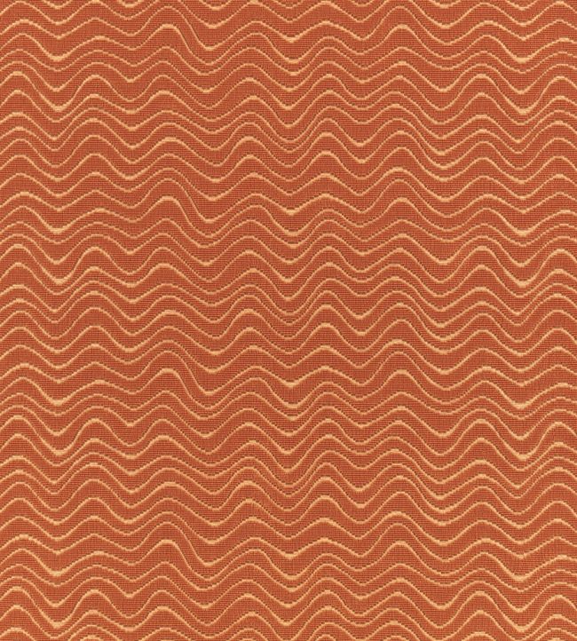 Scroll Fabric by Kirkby Design Terracotta
