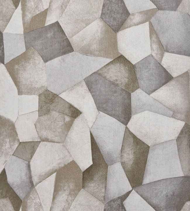 Sculptor Wallpaper by Prestigious Textiles Pewter