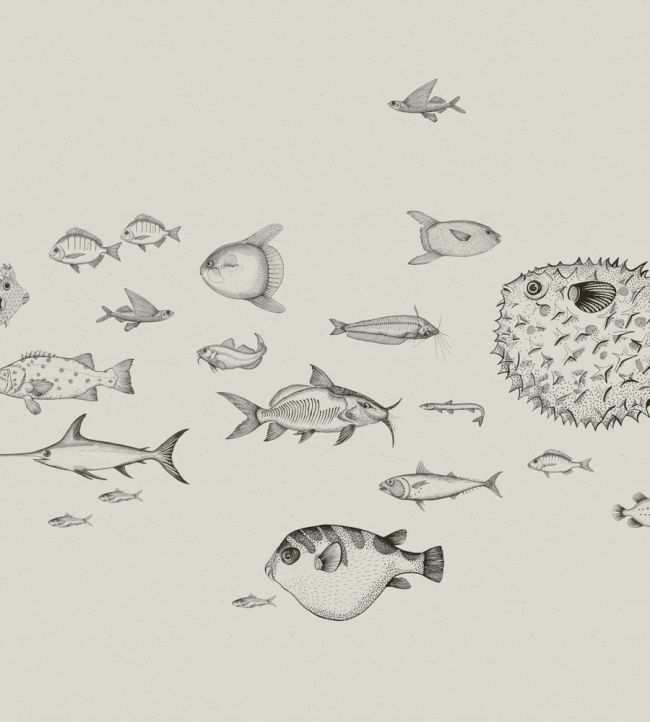 Sea Current Mural by Coordonne Ink