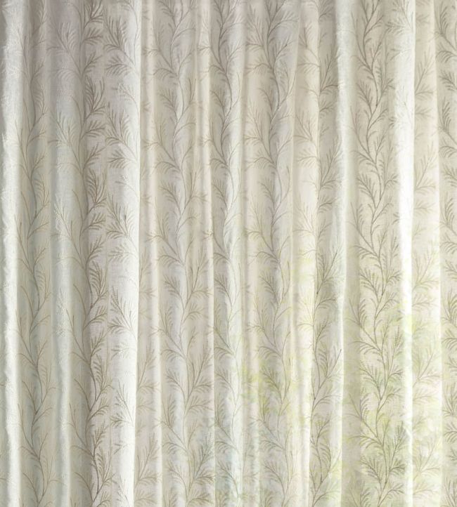 Sea Fern Fabric by Sanderson Seaspray White