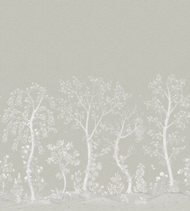 Seasonal Woods Mural by Cole & Son Platinum Matte