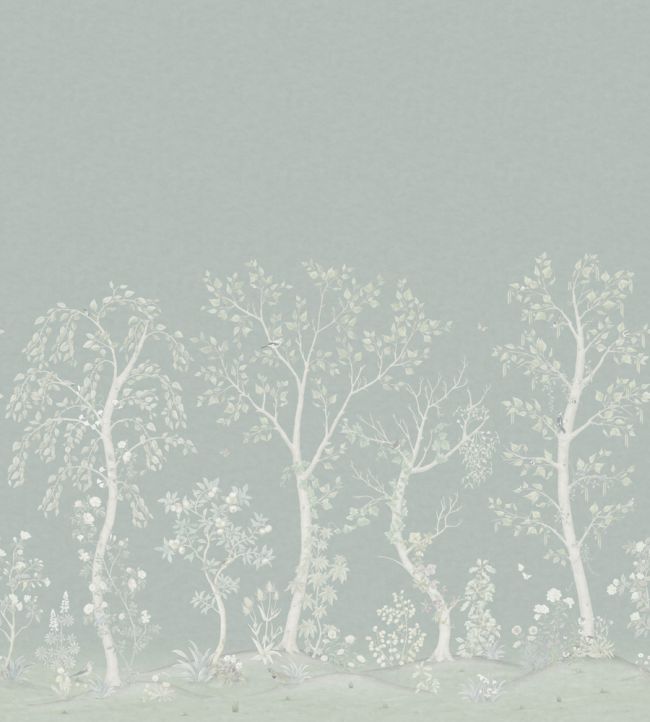 Seasonal Woods Mural by Cole & Son Sage