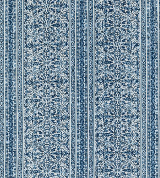 Seaton Stripe Fabric by Baker Lifestyle Indigo