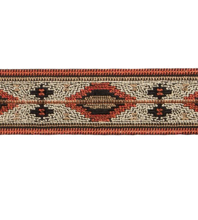 Sedona Embroidered Border Trimming by Samuel & Sons Pinon