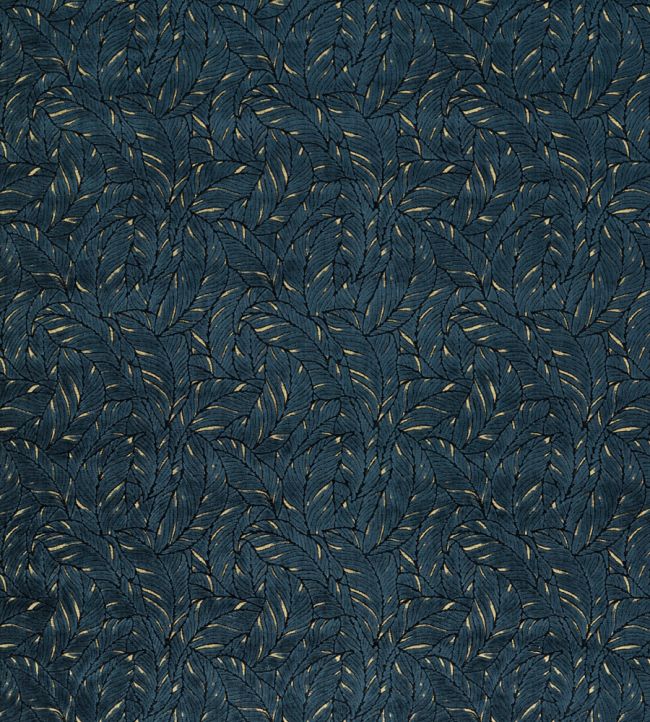 Selva Fabric by Clarke & Clarke Midnight/Gold